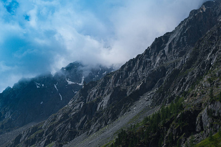 自然 环境 阿尔卑斯山 美女 旅行 小山 地区 春天 秋天