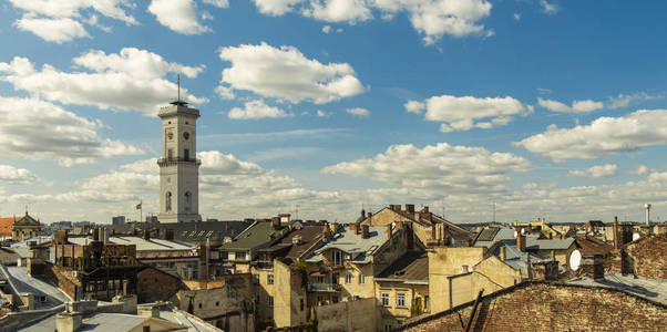 地标 建筑学 古老的 利沃夫 假期 旅游业 城堡 欧洲 旅行者