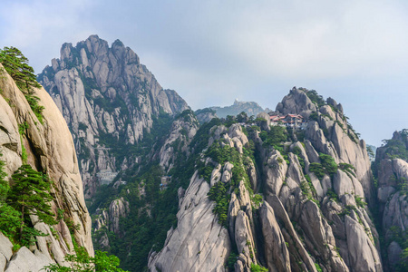 山黄山.中国东部安徽省南部的一座山脉.照片