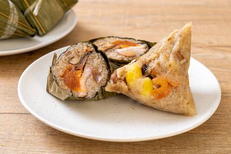 sticky rice dumpling照片