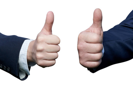 老年人大拇指手指手势图片