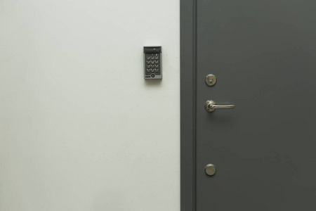 在室内 办公室 进入 钥匙 门口 木材 密码锁 入口 安全的
