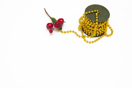 复制空间 装饰品 珠宝 纹理 颜色 圣诞节 项链