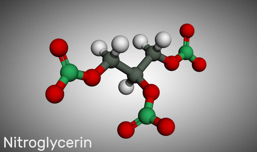 Nitroglycerin, glyceryl trinitrate, nitro molecule, is  and 