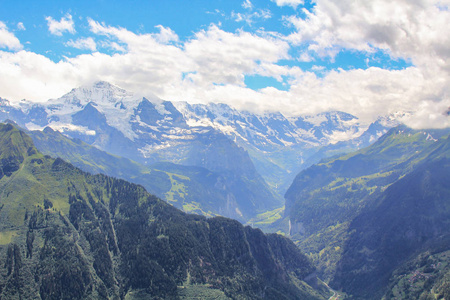 瑞士阿尔卑斯山风景优美