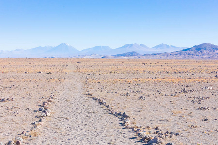 智利阿塔卡马沙漠小道至拉斯卡火山