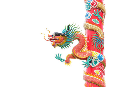 Chinese style dragon statue 