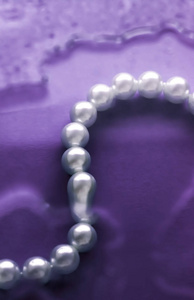 海岸珠宝时尚，紫水下珍珠项链