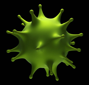 绿色细胞细菌。