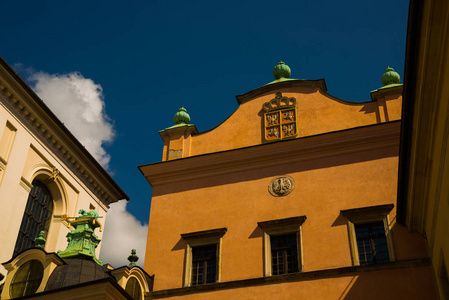 波兰克拉科夫著名的瓦威尔皇家城堡古建筑群