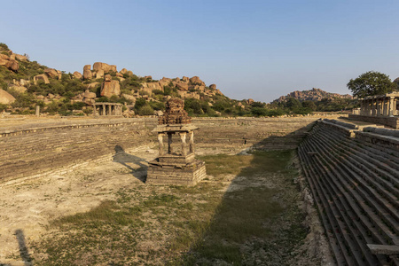 Ancient civilization in Hampi. 