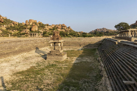 Ancient civilization in Hampi. 