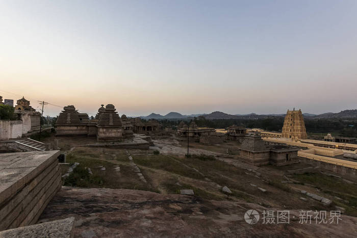 Ancient civilization in Hampi. 