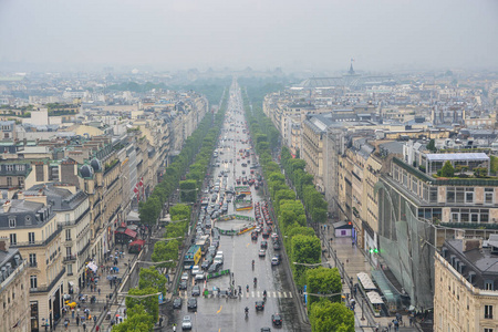 Roofs of Paris. 