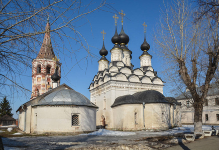 Monasteries and temples of the Russian town of Suzdal. 