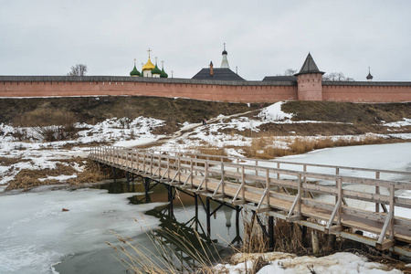 Monasteries and temples of the Russian town of Suzdal. 