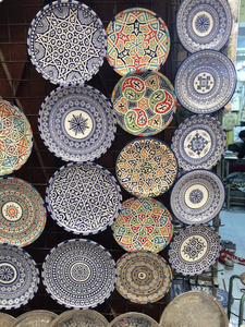 陶瓷 市场 非洲 美丽的 集市 特写镜头 颜色 黏土 摩洛哥