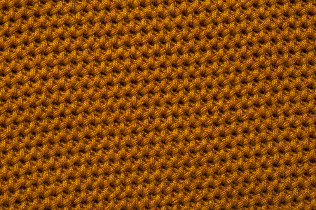 橙色针织物的特写镜头