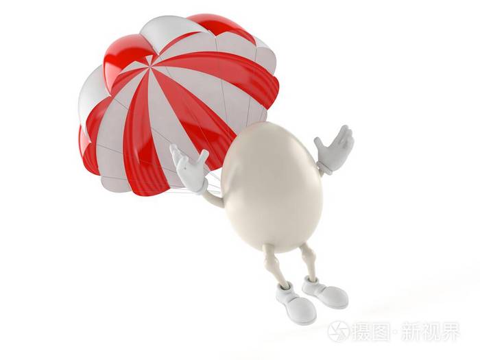 蛋形降落伞