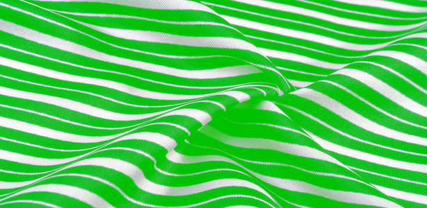 silk striped fabric. green white stripes. This beautiful, super 