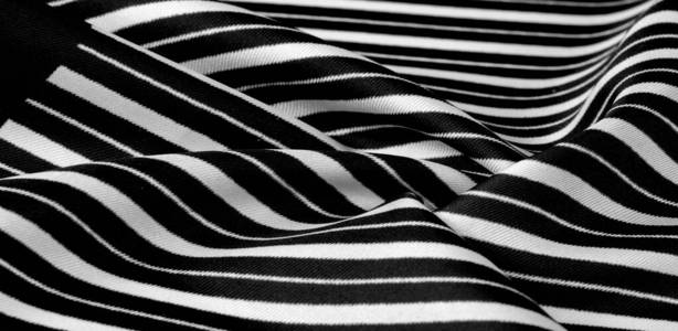  silk striped fabric. Black and white stripes. This beautiful, s