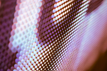 CloseUp LED blurred screen. LED soft focus background. abstract 