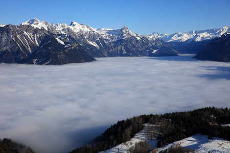 滑雪 自然 徒步旅行 风景 放松 天空 摄影 奥地利 冬天