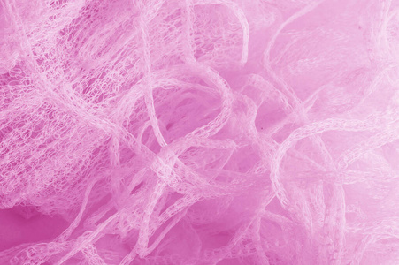 粉红色网眼布。这是一个微薄的网格