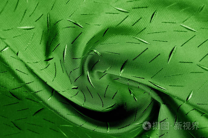纹理背景绘画绿色丝绸面料这个地图集有