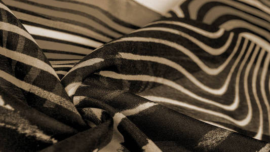纹理图案，丝绸面料，非洲主题，织物印花