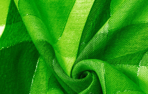 质地背景图案丝巾女性绿色