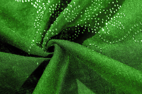 texture, background, pattern, postcard, green emerald silk with 