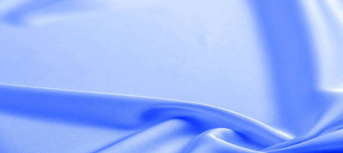 background texture, pattern. blue silk fabric. This lightweight 