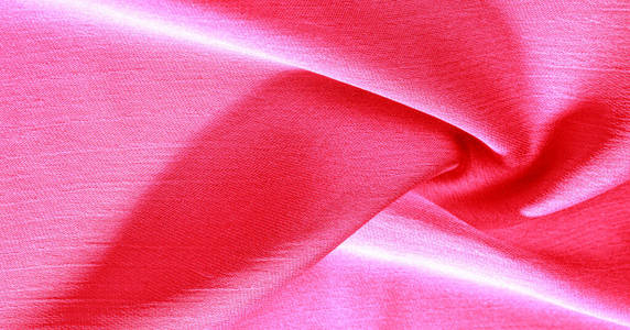 Background pattern texture wallpaper, crimson pink silk fabric. 