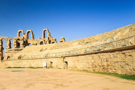 El Jem amphitheater in Tunisia 