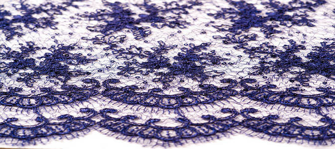 Texture, pattern, lace blue on a white background. Delicate and 