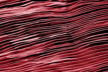 Texture, background, pattern, Cloth silk pleated red. This item 