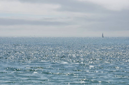 反射 假日 天空 大西洋 海景 法国 海滩 海的 美丽的