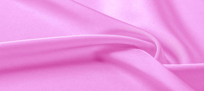  texture. Pink silk fabric. brilliant luster and characteristic 