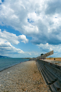 海岸 美丽的 海滩 风景 假期 旅行 自然 太阳 波动 夏天