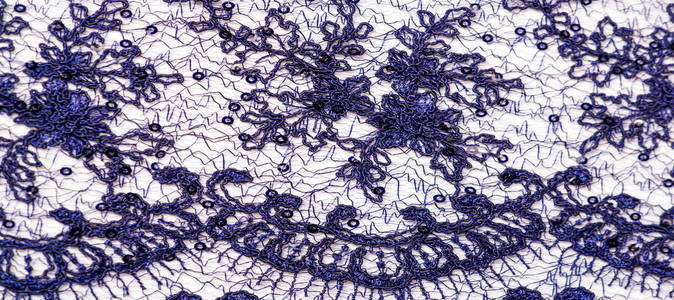 Texture, pattern, lace blue on a white background. Delicate and 