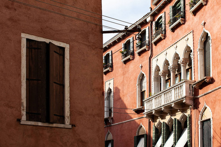 旅行 美丽的 村庄 古老的 房子 建筑 窗口 意大利语 建筑学