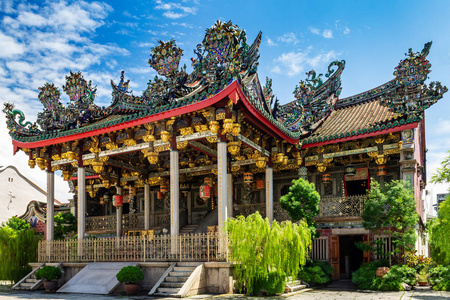 Kh Khoo Kongsi clanhouse，马来西亚槟城乔治敦联合国教科文组织世界遗产地的一个福建宗族寺庙。