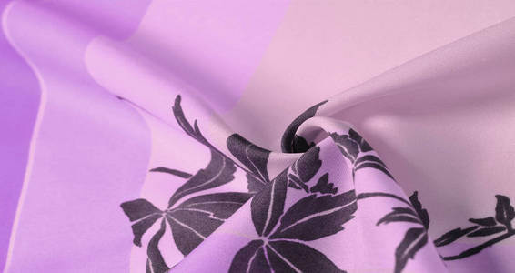 纹理背景图案明信片丝绸面料蓝色淡紫色