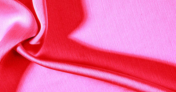 Background pattern texture wallpaper, crimson pink silk fabric. 