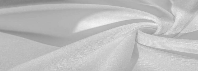 Texture, background, pattern, silk fabric of white color, solid 