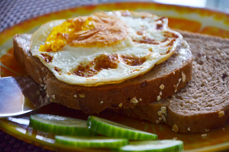美食家 生菜 沙拉 三明治 蛋黄 自制 盘子 蔬菜 鸡蛋
