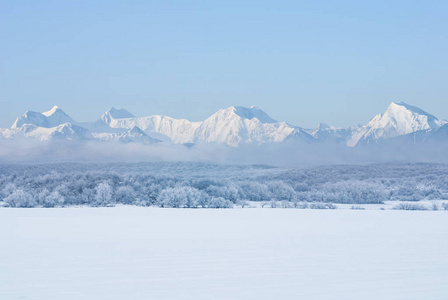 下雪 美女 毛茸茸的 场景 天空 季节 软的 放松 风景