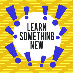 概念性手稿,展示学习新事物.