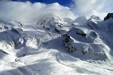 旅游业 美丽的 瑞士人 冬天 自然 场景 旅行 天空 岩石